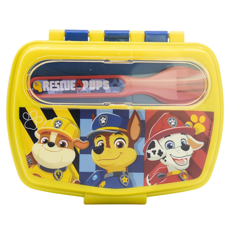 Paw Patrol Boy Rescue Pups Lunchbox met Bestek – BPA-vrije Broodtrommel voor Kinderen