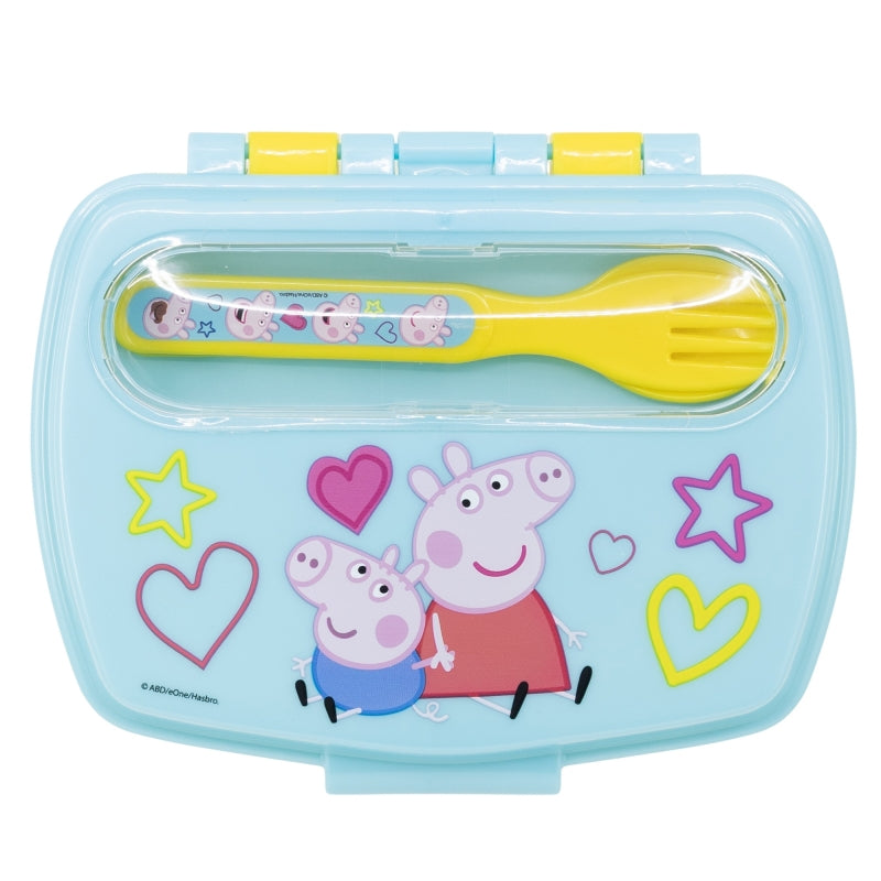 Peppa Pig Core Lunchbox met Bestek – BPA-vrije Broodtrommel voor Kinderen