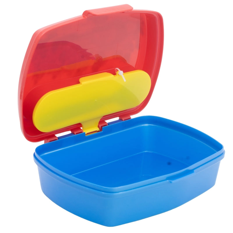 Spider-Man Moving Target Lunchbox met Bestek – BPA-vrije Broodtrommel voor Kinderen