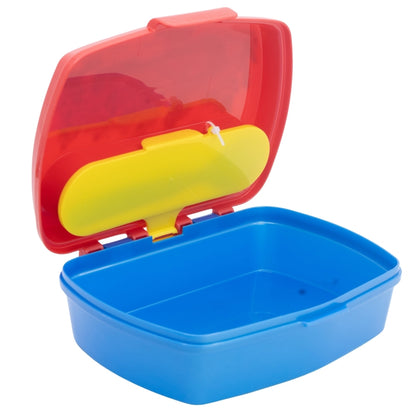 Spider-Man Moving Target Lunchbox met Bestek – BPA-vrije Broodtrommel voor Kinderen