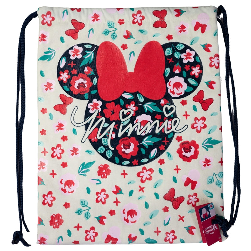 INSULATED FRIENDLY DRAWSTRING BAG MINNIE MOUSE