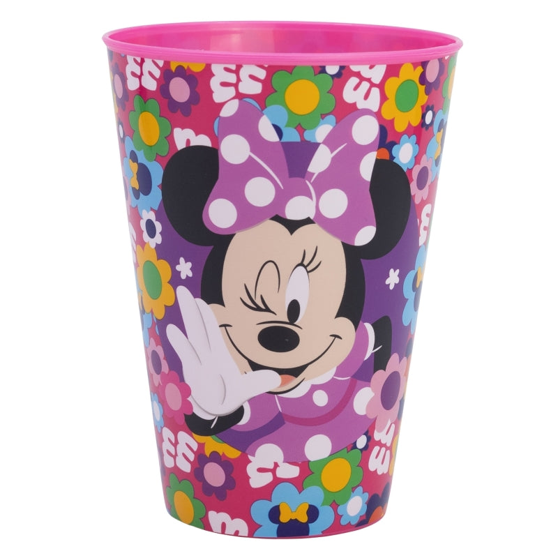 Minnie Bold Florals Kinderbeker 430 ml – Bloeiend Plezier met Minnie! 🐭🌸