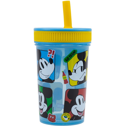 Mickey Mouse Lekvrije Tumbler met Rietje 465 ml – Fun-tastisch Drinken!