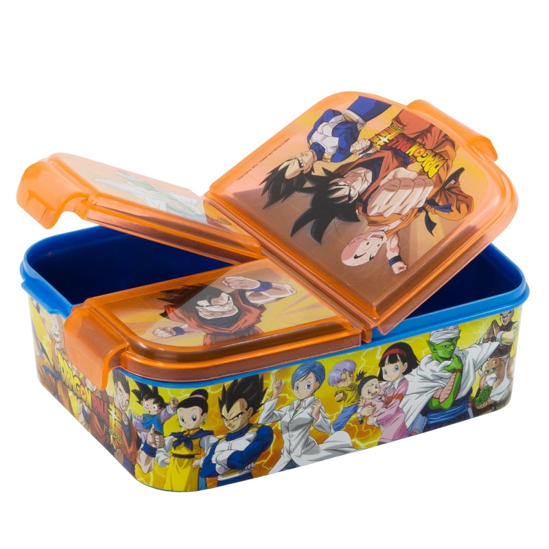 Dragon Ball Lunchbox met Vakken – BPA-vrije Broodtrommel voor Kinderen 🥪