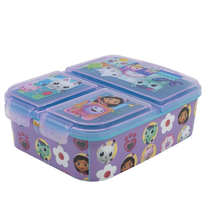Gabby's Dollhouse Lunchbox met Vakken – BPA-vrije Broodtrommel voor Kinderen