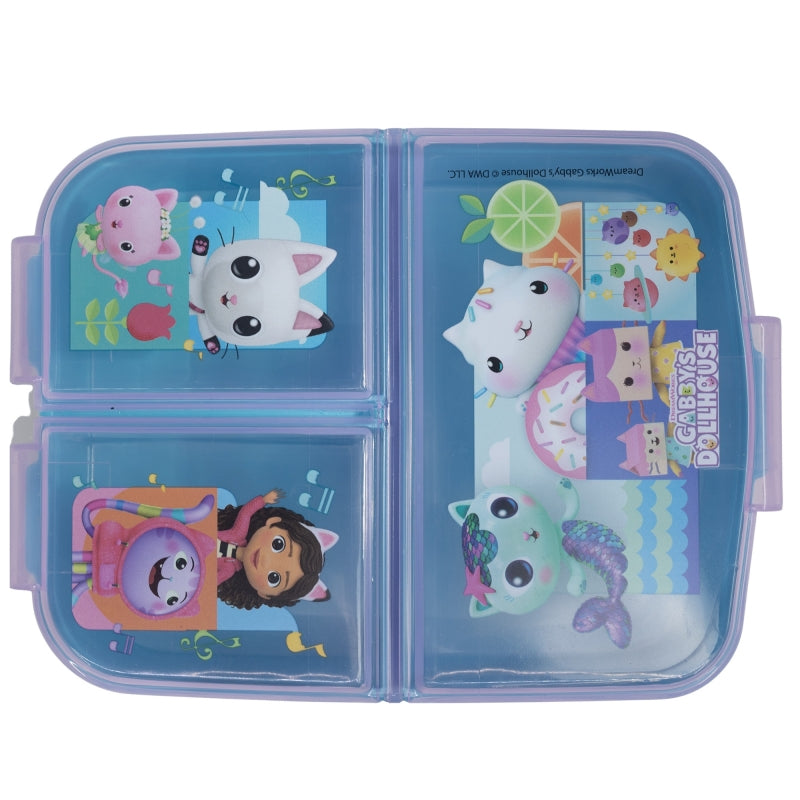 Gabby's Dollhouse Lunchbox met Vakken – BPA-vrije Broodtrommel voor Kinderen