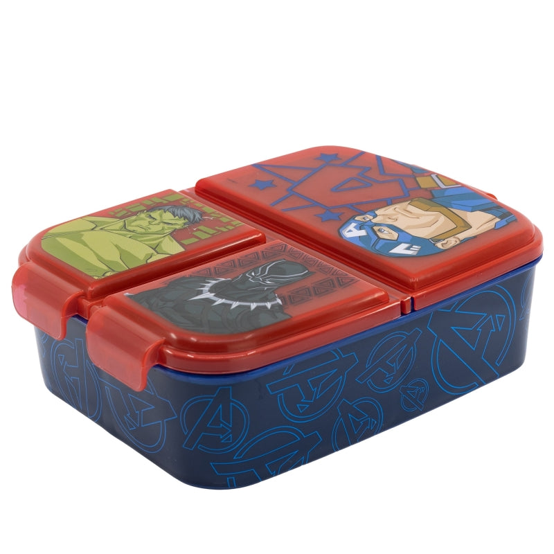 Avengers Invincible Force Lunchbox met Vakken – BPA-vrije Broodtrommel voor Kinderen