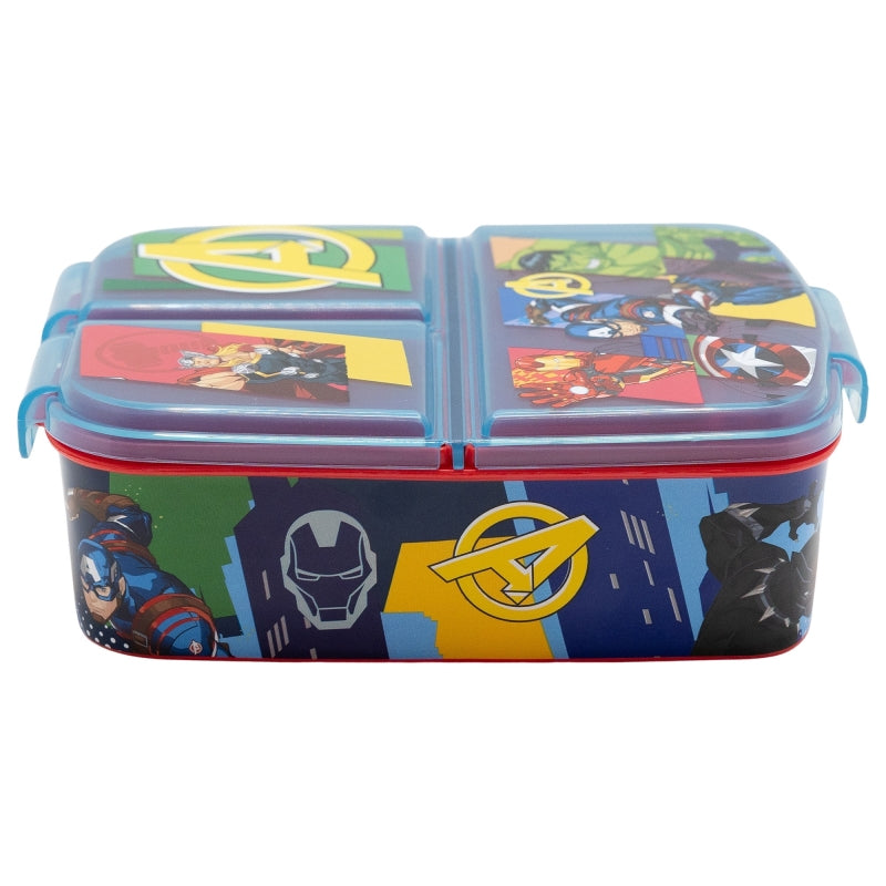 Avengers Seven Wonders Lunchbox met Vakken – BPA-vrije Broodtrommel voor Kinderen