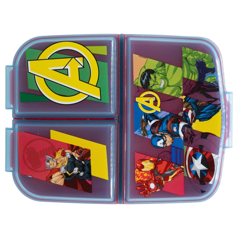 Avengers Seven Wonders Lunchbox met Vakken – BPA-vrije Broodtrommel voor Kinderen