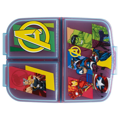 Avengers Seven Wonders Lunchbox met Vakken – BPA-vrije Broodtrommel voor Kinderen