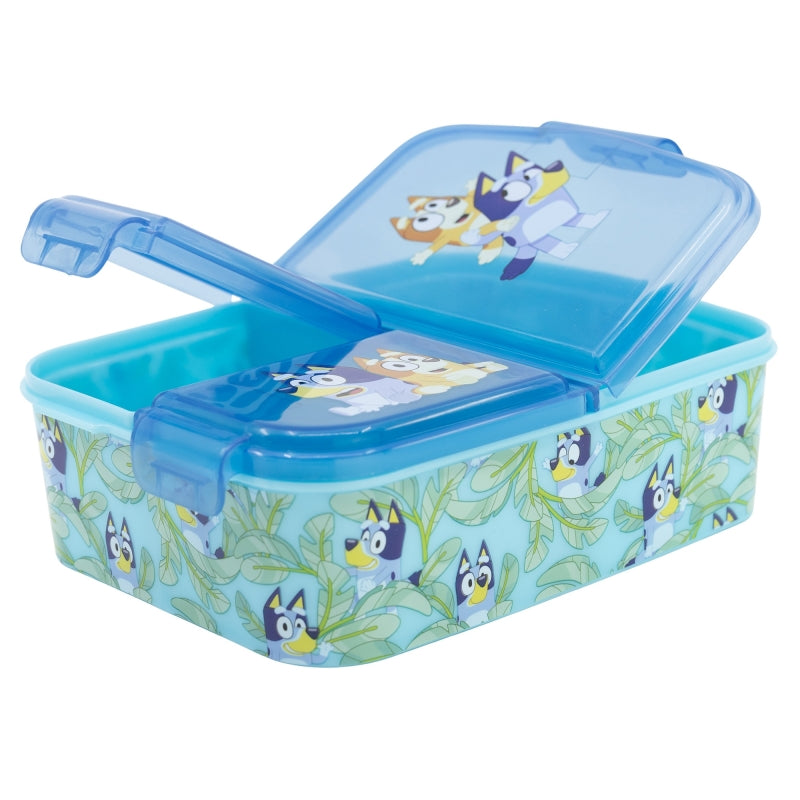 Bluey Lunchbox met Vakken – BPA-vrije Broodtrommel voor Kinderen