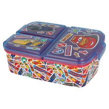 Cars Stickers Lunchbox met Vakken – BPA-vrije Broodtrommel voor Kinderen