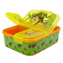 Dinosaur Lunchbox met Vakken – BPA-vrije Broodtrommel voor Kinderen