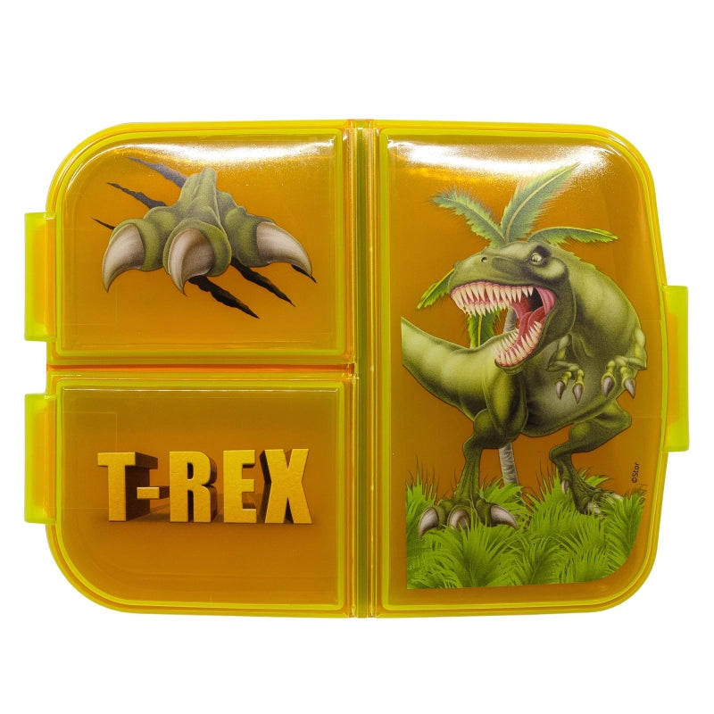 Dinosaur Lunchbox met Vakken – BPA-vrije Broodtrommel voor Kinderen