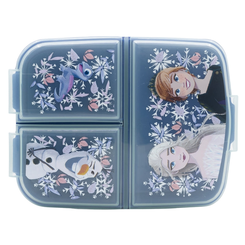 Frozen Snowy Tale Lunchbox met Vakken – BPA-vrije Broodtrommel voor Kinderen