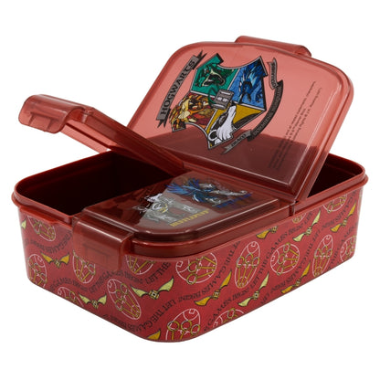 Harry Potter School Shields Lunchbox met Vakken – BPA-vrije Broodtrommel voor Kinderen