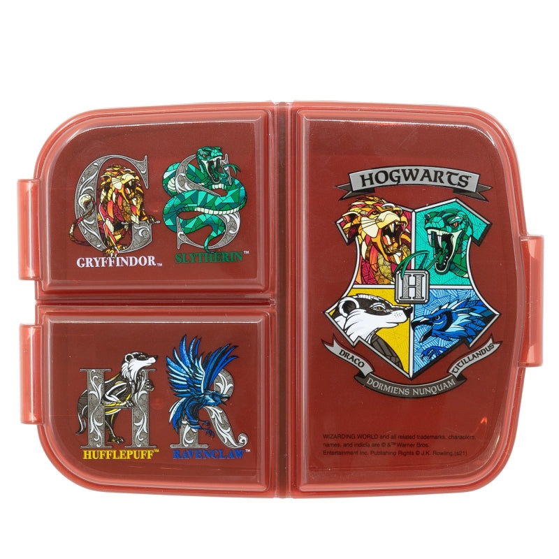 Harry Potter School Shields Lunchbox met Vakken – BPA-vrije Broodtrommel voor Kinderen