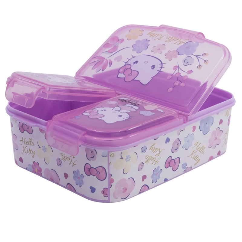 Hello Kitty Lunchbox met Vakken – BPA-vrije Broodtrommel voor Kinderen