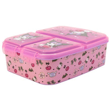 Kuromi Lunchbox met Vakken – BPA-vrije Broodtrommel voor Kinderen