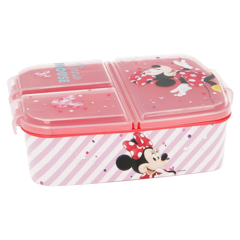 Minnie Electric Doll Lunchbox met Vakken – BPA-vrije Broodtrommel voor Kinderen