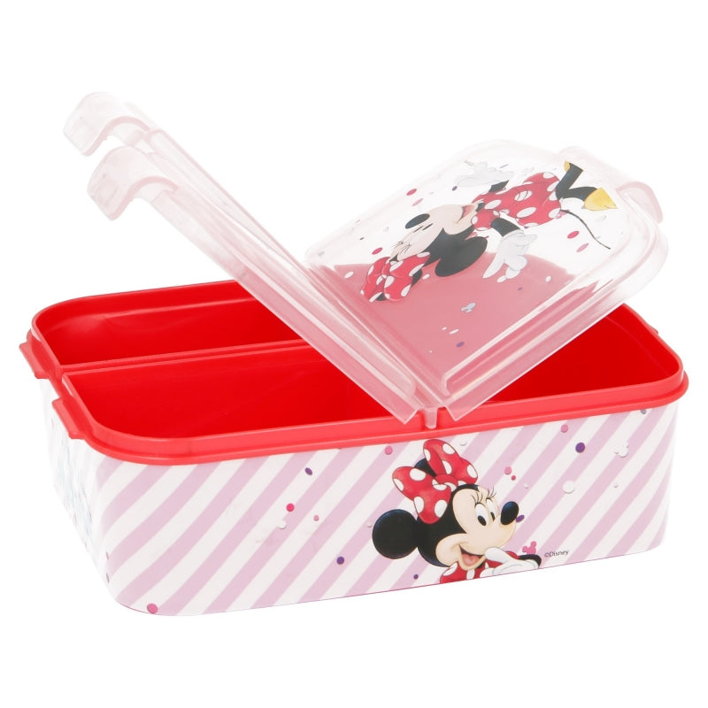 Minnie Electric Doll Lunchbox met Vakken – BPA-vrije Broodtrommel voor Kinderen