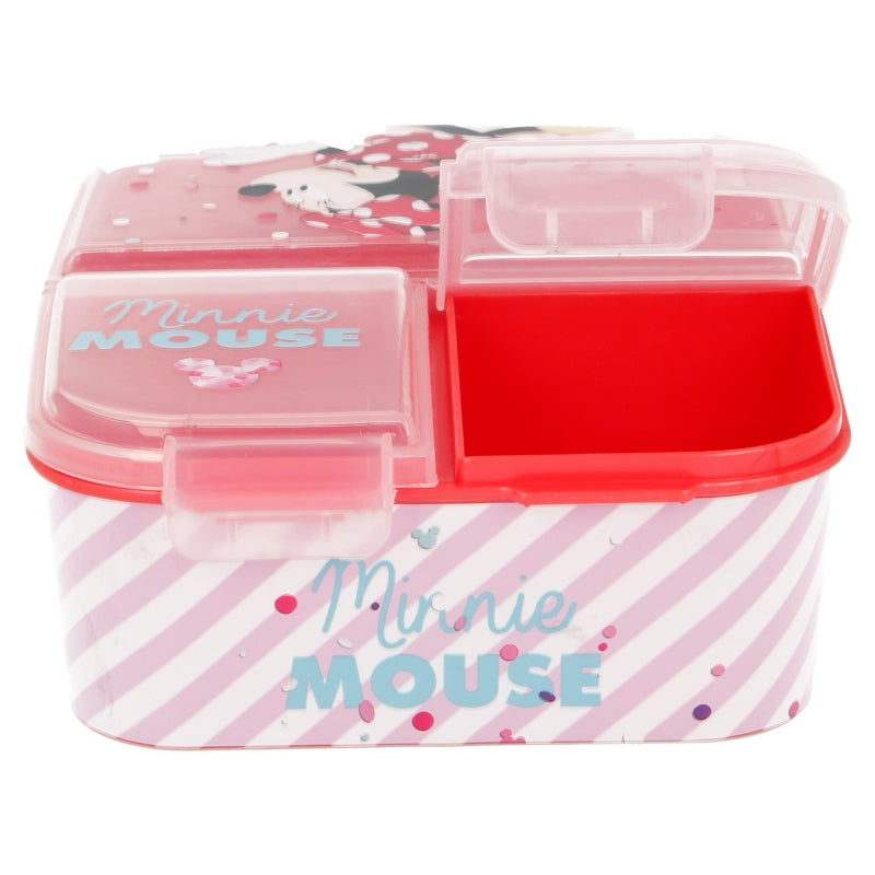 Minnie Electric Doll Lunchbox met Vakken – BPA-vrije Broodtrommel voor Kinderen