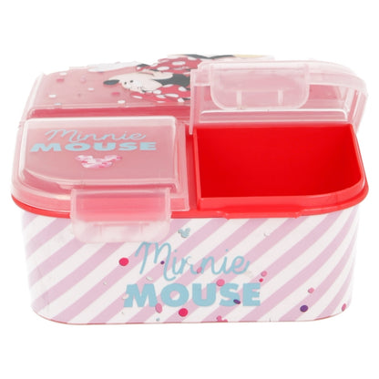 Minnie Electric Doll Lunchbox met Vakken – BPA-vrije Broodtrommel voor Kinderen