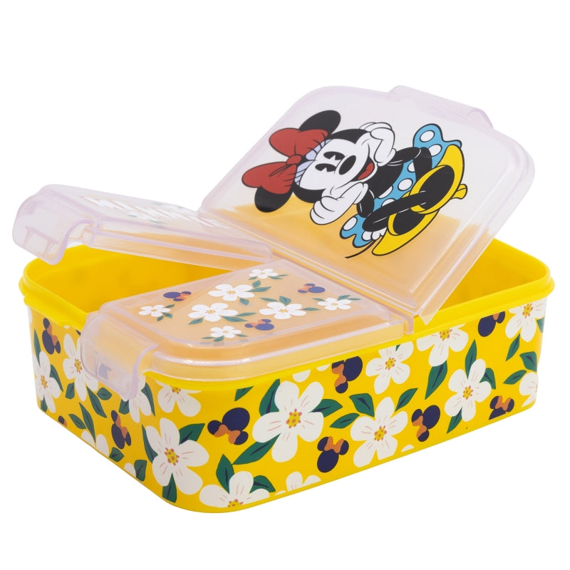 Minnie Sunshine Lunchbox met Vakken – BPA-vrije Broodtrommel voor Kinderen