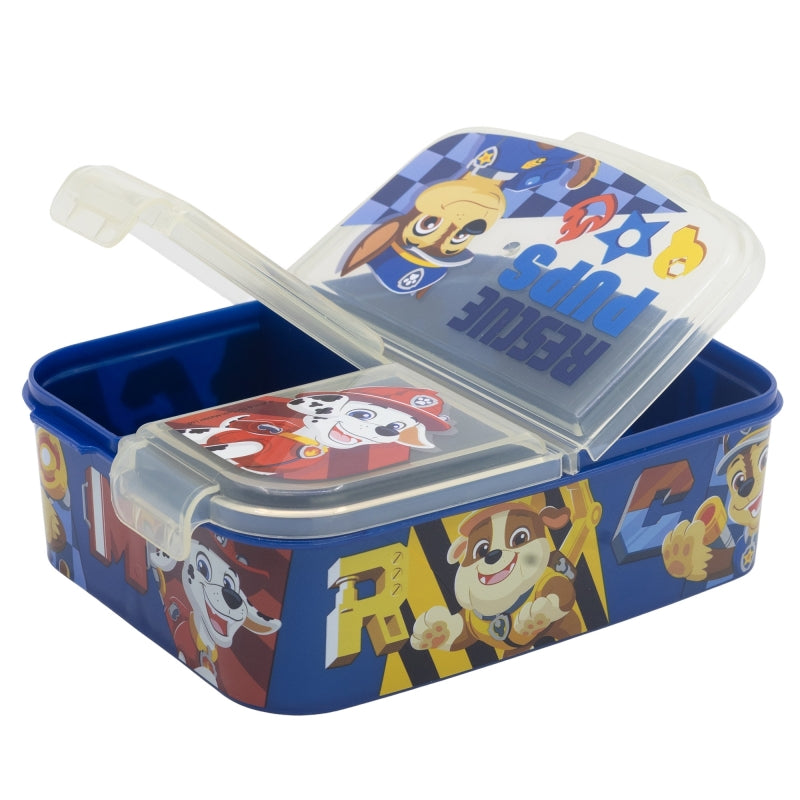 Paw Patrol Boy Rescue Pups Lunchbox met Vakken – BPA-vrije Broodtrommel voor Kinderen