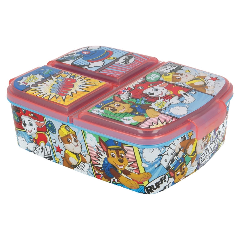 Paw Patrol Comic Lunchbox met Vakken – BPA-vrije Broodtrommel voor Kinderen