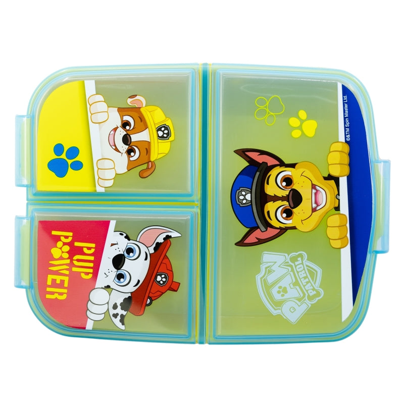 Paw Patrol Pup Power Lunchbox met Vakken – BPA-vrije Broodtrommel voor Kinderen