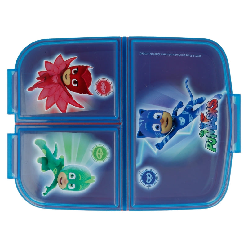 PJ Masks Lunchbox met Vakken – BPA-vrije Broodtrommel voor Kinderen 🥪