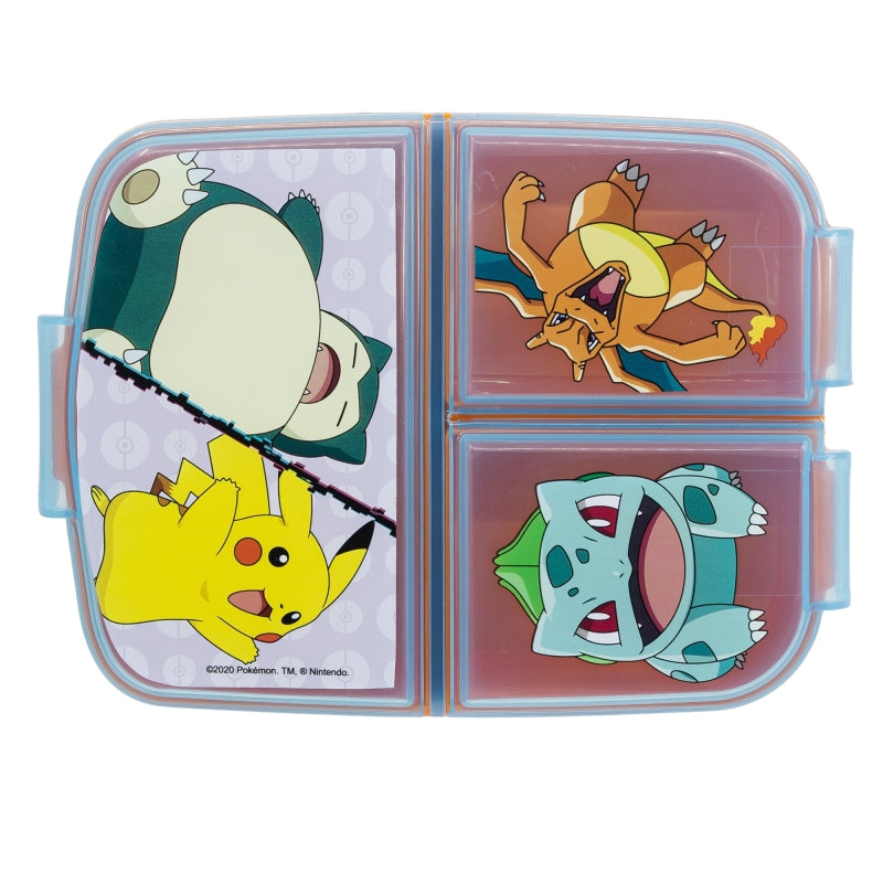 Pokémon Lunchbox met Vakken – BPA-vrije Broodtrommel voor Kinderen