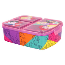 Princess Bright & Bold Lunchbox met Vakken – BPA-vrije Broodtrommel voor Kinderen