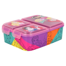 Princess Bright & Bold Lunchbox met Vakken – BPA-vrije Broodtrommel voor Kinderen