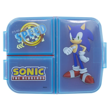 Sonic Lunchbox met Vakken – BPA-vrije Broodtrommel voor Kinderen