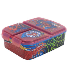 Spider-Man Moving Target Lunchbox met Vakken – BPA-vrije Broodtrommel voor Kinderen