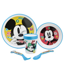 Mickey Mouse Fun-Tastic Non-Slip 5-Piece Premium Tableware Set – BPA-vrije Kinderborden Set