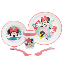 Minnie Mouse Being More Minnie Non-Slip 5-Piece Premium Tableware Set – BPA-vrije Kinderborden Set