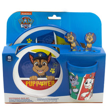 Paw Patrol Pup Power Non-Slip 5-Piece Premium Tableware Set – BPA-vrije Kinderborden Set