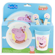 Peppa Pig Core Non-Slip 5-Piece Premium Tableware Set – BPA-vrije Kinderborden Set