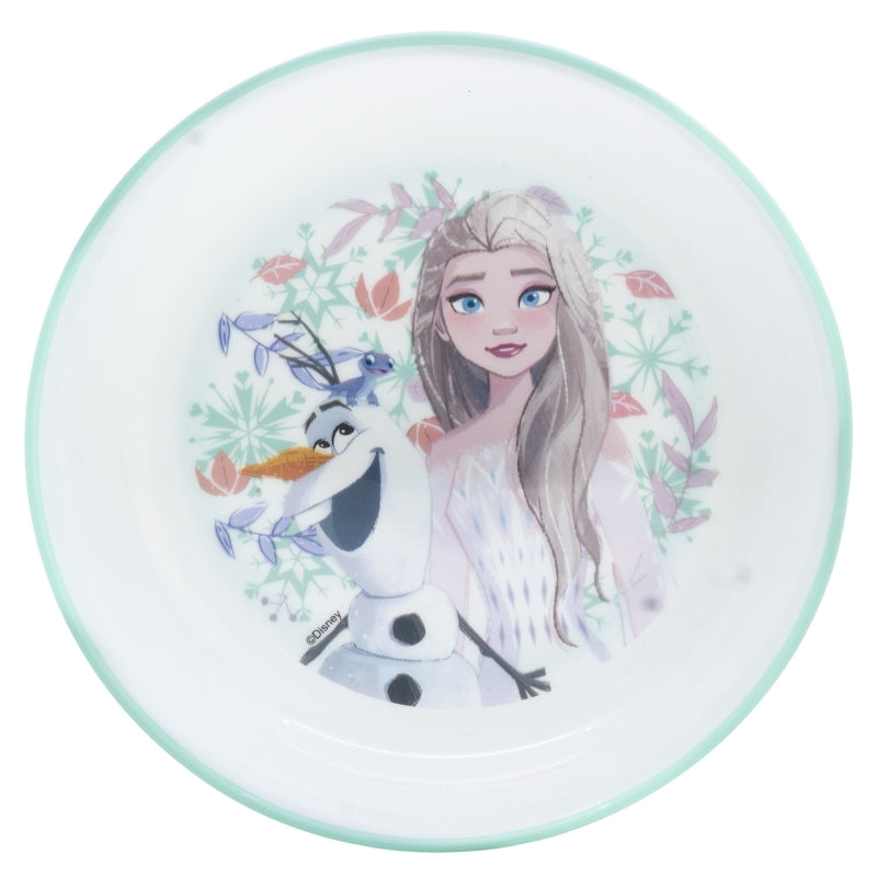 NON SLIP BICOLOR PREMIUM BOWL FROZEN SNOWY TALE