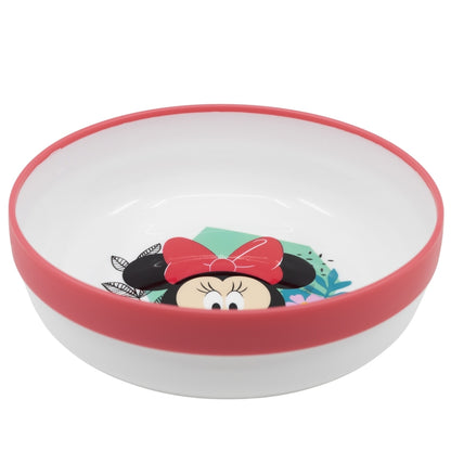 NON SLIP BICOLOR PREMIUM BOWL MINNIE MOUSE BEING MORE MINNIE