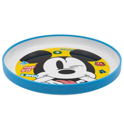 NON SLIP BICOLOR PREMIUM PLATE MICKEY MOUSE FUN-TASTIC
