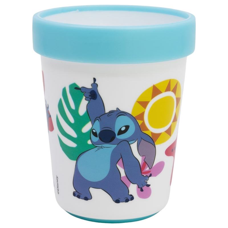 Stitch Antislip Kinderbeker 260 ml – Tropisch en Stevig!