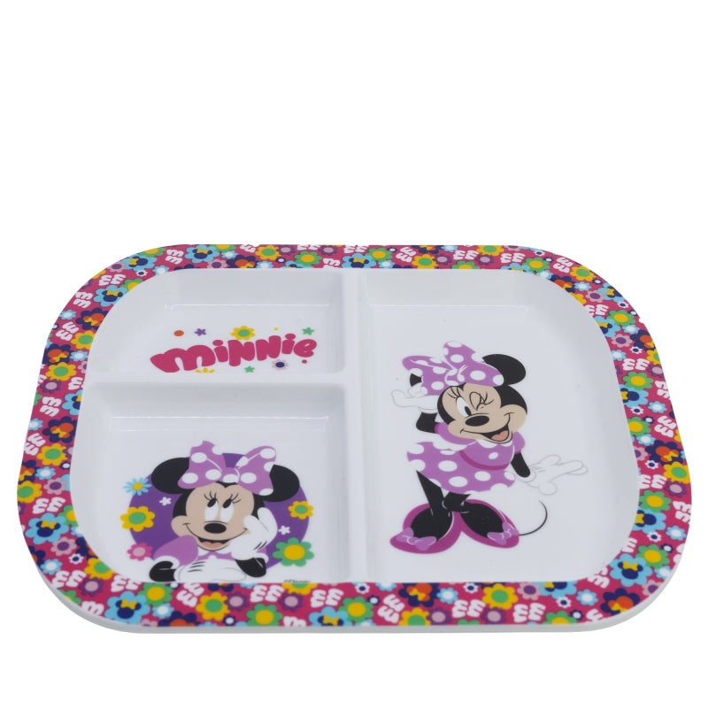 RECTANGULAR DIVIDED PLATE ST MINNIE BOLD FLORALS
