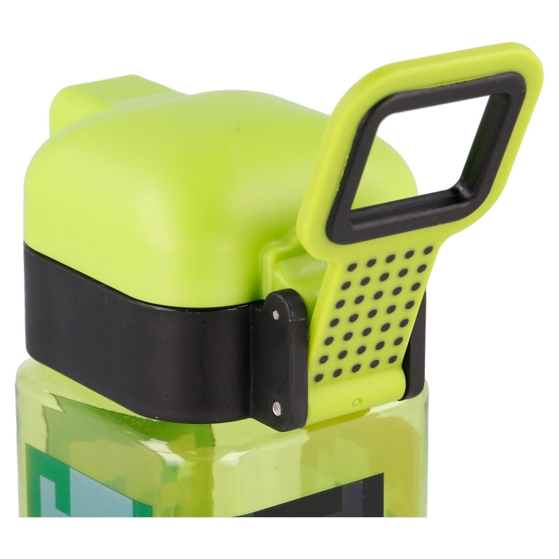 SAFETY LOCK SQUARE BOTTLE 550 ML MINECRAFT
