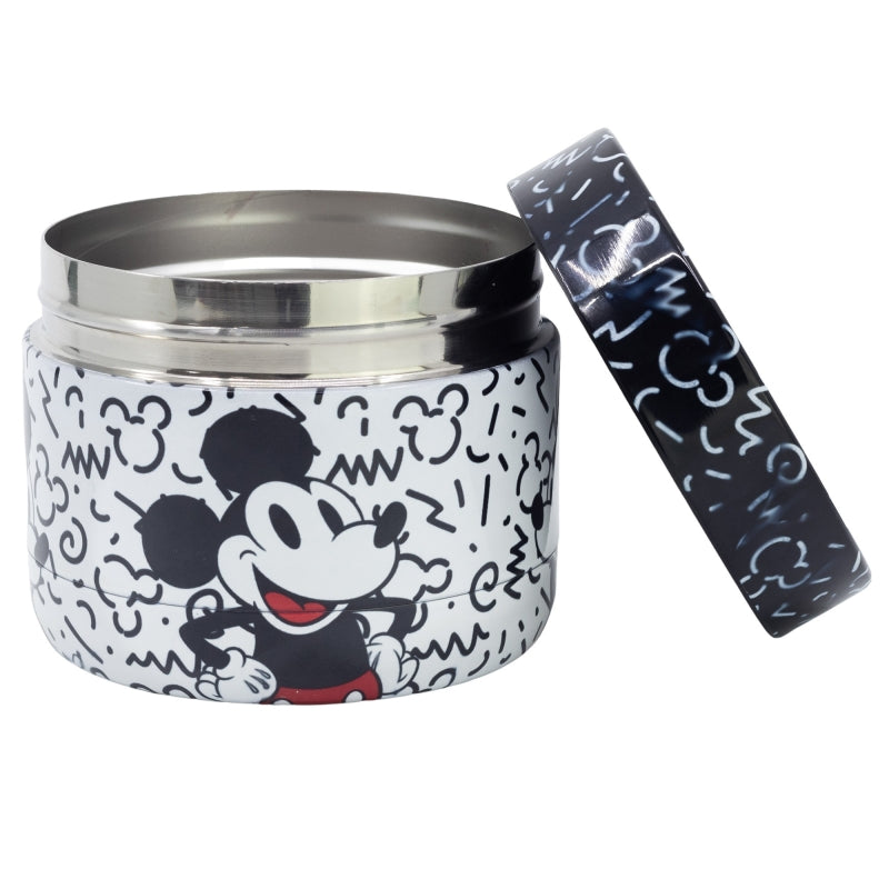 SMALL INSULATED STAINLESS STEEL FOOD JAR 360 ML MICKEY VIBES