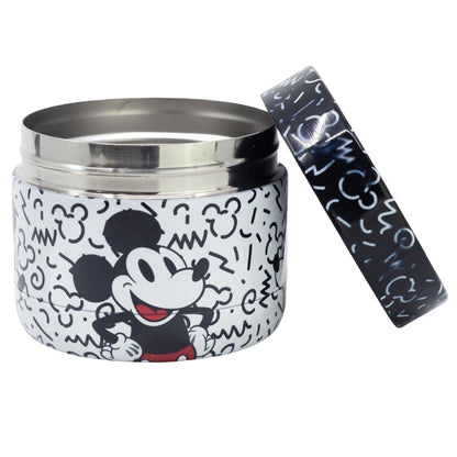 SMALL INSULATED STAINLESS STEEL FOOD JAR 360 ML MICKEY VIBES
