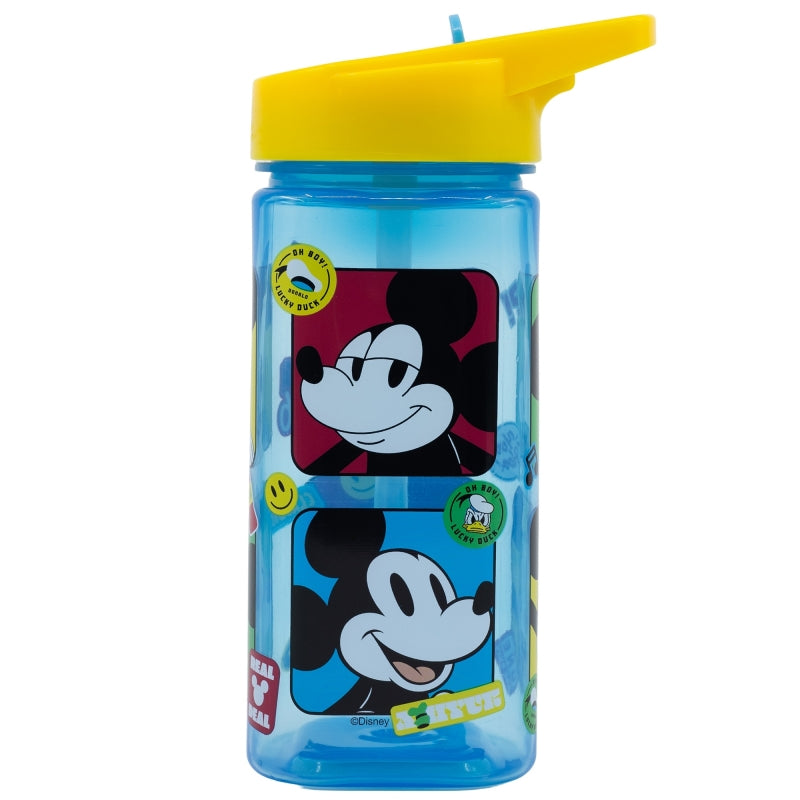 SQUARE WATER BOTTLE 510 ML MICKEY MOUSE FUN-TASTIC